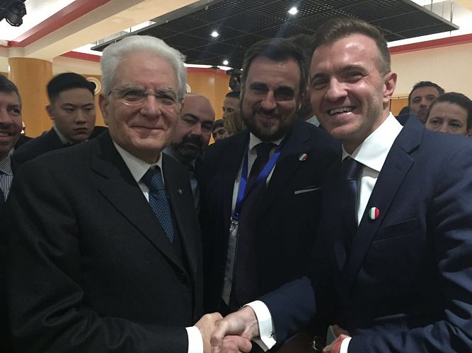 Meeting with Italian President S.E. Sergio Mattarella